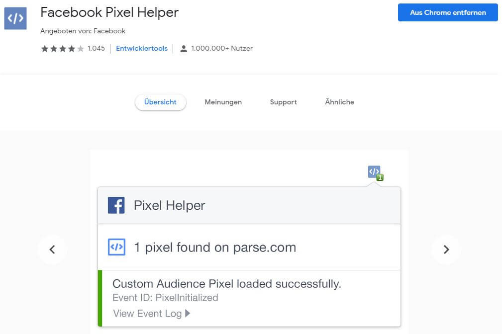 Facebook Pixel Helper