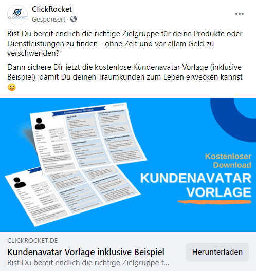 Facebook Werbung schalten Leadgenerierung